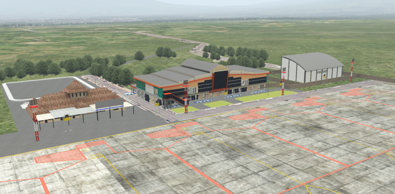 Malang Airport Scenery